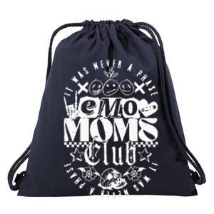 It Was Never A Phase Emo Moms Club Drawstring Bag