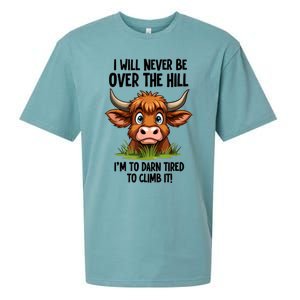 I Will Never Be Over The Hill Sueded Cloud Jersey T-Shirt