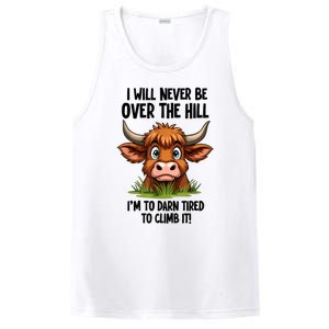 I Will Never Be Over The Hill PosiCharge Competitor Tank