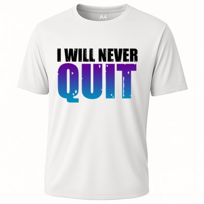 I Will Never Quit Suicide Prevention Performance Shirt