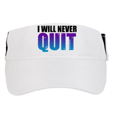 I Will Never Quit Suicide Prevention Adult Drive Performance Visor