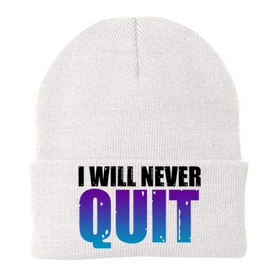 I Will Never Quit Suicide Prevention Knit Cap Winter Beanie