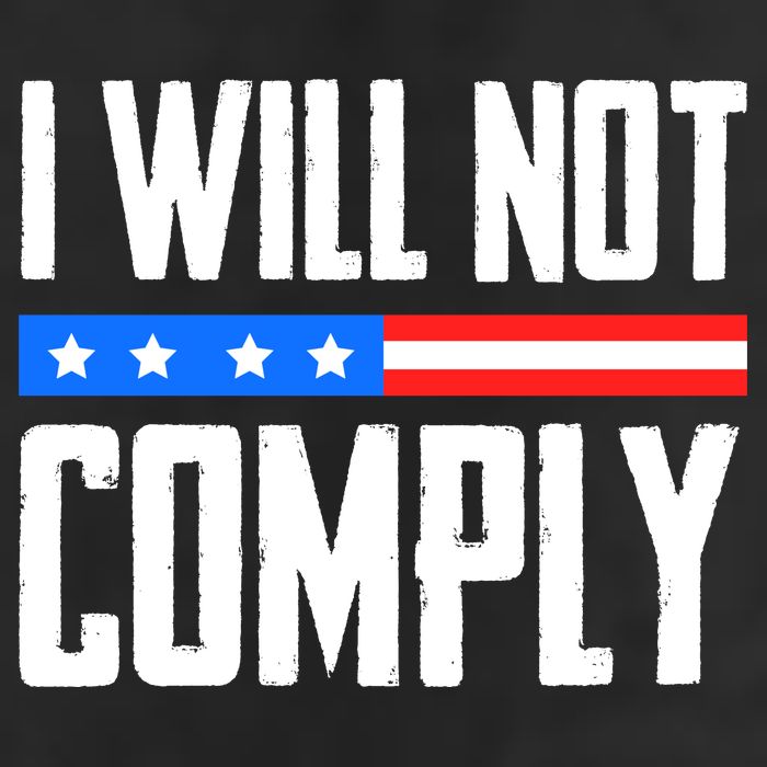 I Will Not Comply No Mandates American Flag Medical Freedom 11oz C Handle Ceramic Mug