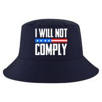 I Will Not Comply No Mandates American Flag Medical Freedom Cool Comfort Performance Bucket Hat
