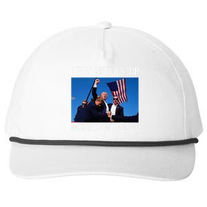 I Will Never Stop Fighting For America Snapback Five-Panel Rope Hat