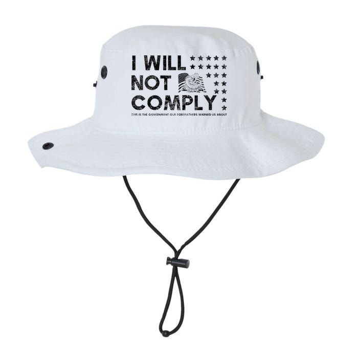 I Will Not Comply Gadsden Flag Patriotic Legacy Cool Fit Booney Bucket Hat