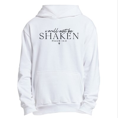 I Will Not Be Shaken Christian Minimal Christian Urban Pullover Hoodie