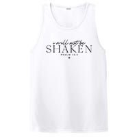 I Will Not Be Shaken Christian Minimal Christian PosiCharge Competitor Tank