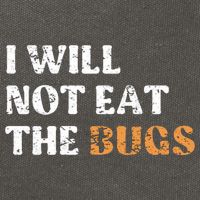 I Will Not Eat The Bugs Cotton Canvas Backpack