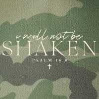 I Will Not Be Shaken Christian Minimal Legacy Tie Dye Trucker Hat