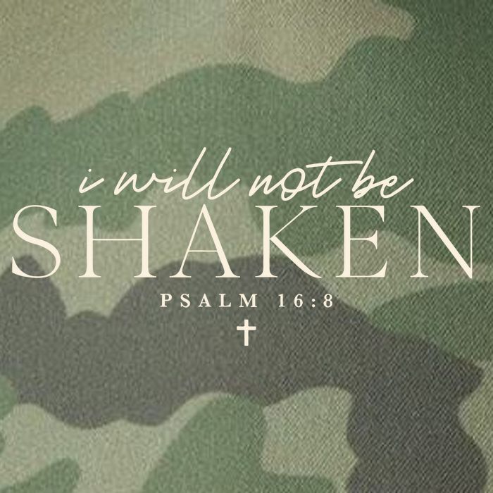 I Will Not Be Shaken Christian Minimal Legacy Tie Dye Trucker Hat