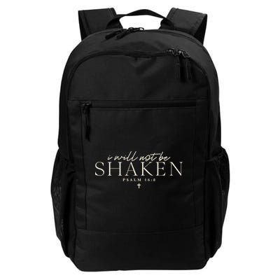 I Will Not Be Shaken Christian Minimal Backpack
