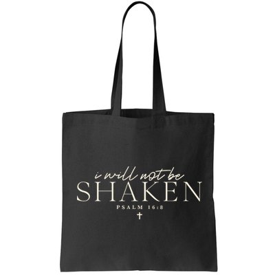 I Will Not Be Shaken Christian Minimal Bag