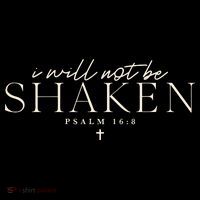 I Will Not Be Shaken Christian Minimal Sustainable Knit Beanie