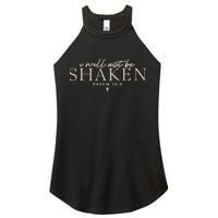 I Will Not Be Shaken Christian Minimal Women's Perfect Tri Rocker Tank