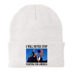 I Will Never Stop Fighting For America Knit Cap Winter Beanie