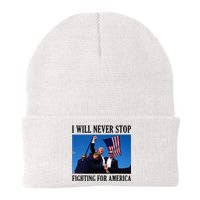 I Will Never Stop Fighting For America Knit Cap Winter Beanie