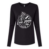 It Was Never A Phase Emo Moms Club MotherS Day Skeleton Womens Cotton Relaxed Long Sleeve T-Shirt