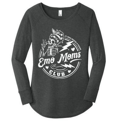 It Was Never A Phase Emo Moms Club MotherS Day Skeleton Women's Perfect Tri Tunic Long Sleeve Shirt