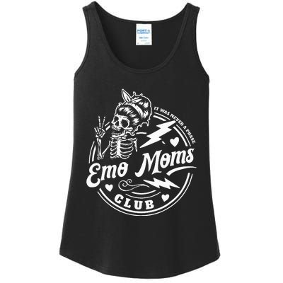 It Was Never A Phase Emo Moms Club MotherS Day Skeleton Ladies Essential Tank