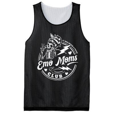 It Was Never A Phase Emo Moms Club MotherS Day Skeleton Mesh Reversible Basketball Jersey Tank