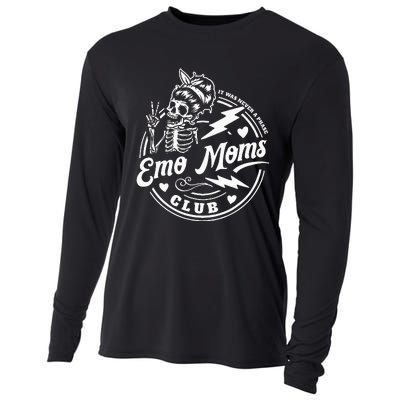 It Was Never A Phase Emo Moms Club MotherS Day Skeleton Cooling Performance Long Sleeve Crew