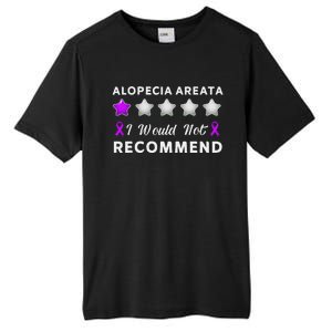 I Would Not Recommend Funny Alopecia Areata Awareness Gift Tall Fusion ChromaSoft Performance T-Shirt