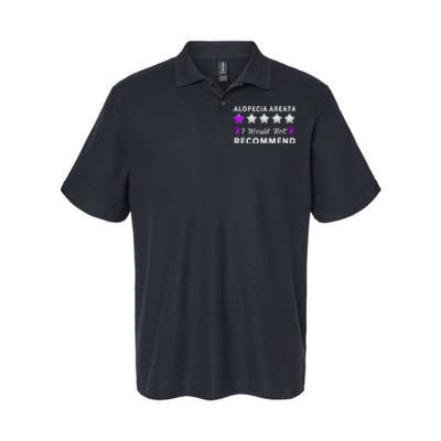 I Would Not Recommend Funny Alopecia Areata Awareness Gift Softstyle Adult Sport Polo