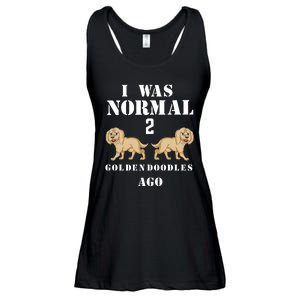 I Was Normal 2 Goldendoodles Ago Ladies Essential Flowy Tank