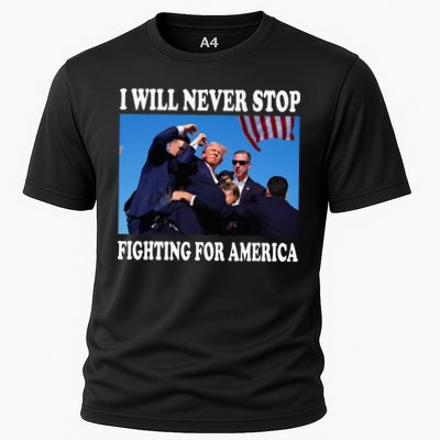 I Will Never Stop Fighting For America Performance Shirt