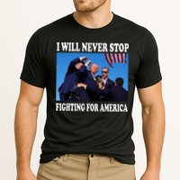 I Will Never Stop Fighting For America Cooling Performance Crew T-Shirt