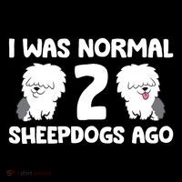 I Was Normal 2 Sheepdogs Ago Wool Snapback Cap
