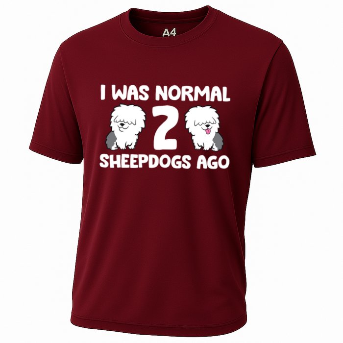 I Was Normal 2 Sheepdogs Ago Cooling Performance Crew T-Shirt