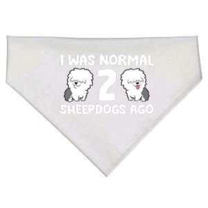 I Was Normal 2 Sheepdogs Ago USA-Made Doggie Bandana