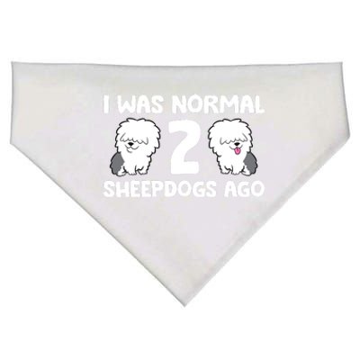 I Was Normal 2 Sheepdogs Ago USA-Made Doggie Bandana