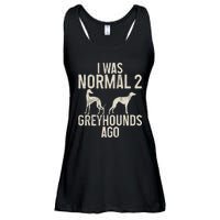 I Was Normal 2 Greyhounds Ago Greyhound Funny Greyhound Lovers Ladies Essential Flowy Tank