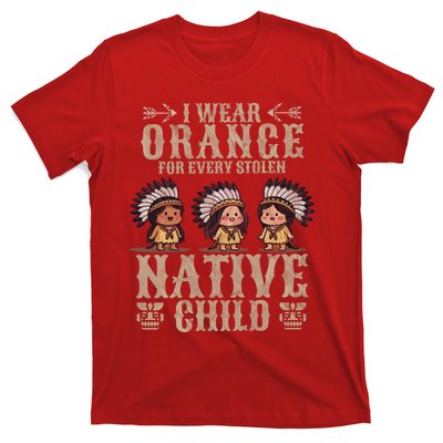 I Wear Orange For Every American Native Child Indian Pride T-Shirt