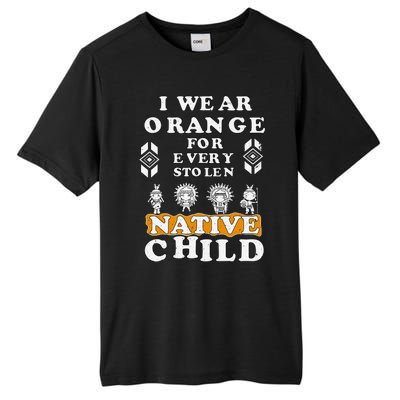 I Wear Orange For Every American Native Child Indian Prid Tall Fusion ChromaSoft Performance T-Shirt