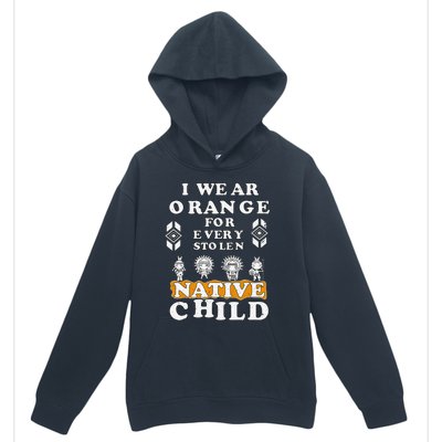 I Wear Orange For Every American Native Child Indian Prid Urban Pullover Hoodie