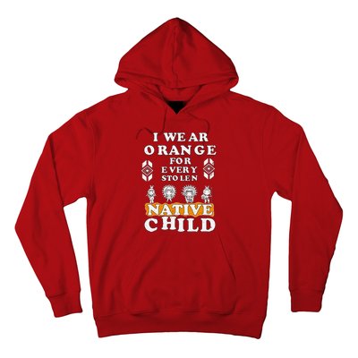 I Wear Orange For Every American Native Child Indian Prid Hoodie