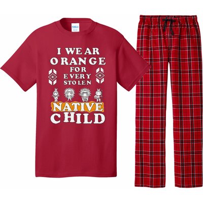 I Wear Orange For Every American Native Child Indian Prid Pajama Set