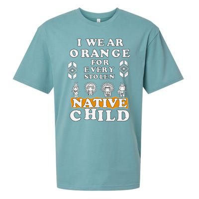 I Wear Orange For Every American Native Child Indian Prid Sueded Cloud Jersey T-Shirt