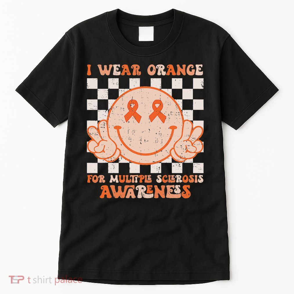 I Wear Orange For Multiple Sclerosis Awareness Ms Warrior Tall T-Shirt