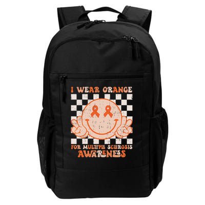 I Wear Orange For Multiple Sclerosis Awareness Ms Warrior Daily Commute Backpack