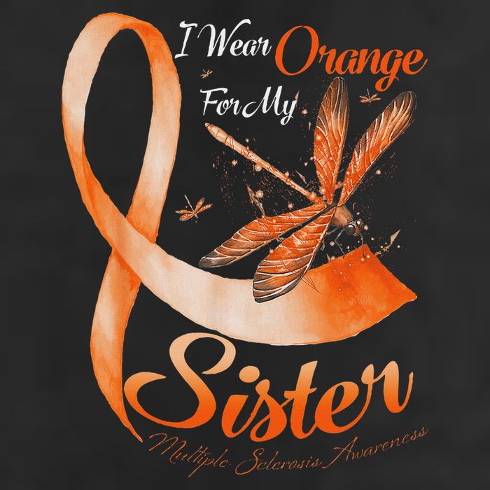 I Wear Orange For My Sister Ms Dragonfly Multiple Sclerosis 25L Jumbo Tote