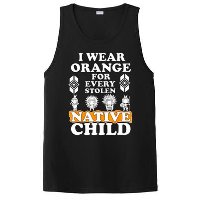 I Wear Orange For Every American Native Child Indian Pride PosiCharge Competitor Tank