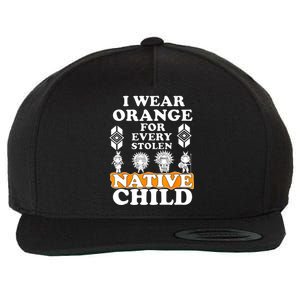 I Wear Orange For Every American Native Child Indian Pride Wool Snapback Cap