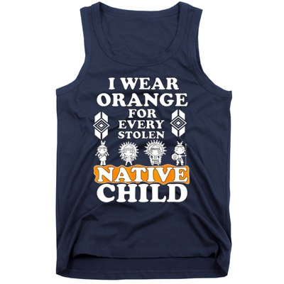 I Wear Orange For Every American Native Child Indian Pride Tank Top