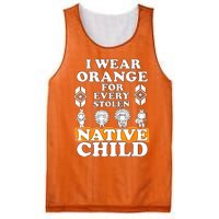 I Wear Orange For Every American Native Child Indian Pride Mesh Reversible Basketball Jersey Tank