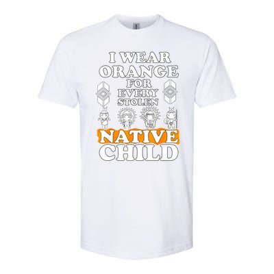 I Wear Orange For Every American Native Child Indian Pride Softstyle CVC T-Shirt